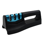 10020 Knife Sharpener For Kitchen Knife Sharpener With Vegetable Chopper And Fish Scale Remover Handheld Knives Pocket Knife Sharpener Knife Sharpener For Chefs Serrated Knife (9in1)